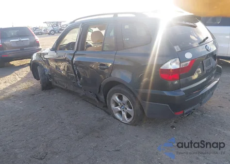 2007 BMW X3 3.0Si from USA, damaged, VIN WBXPC93467WF17244